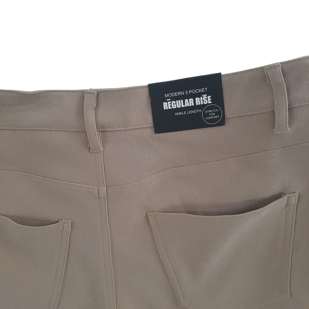 Eric Womens Modern 5 Pocket Regular Rise Ankle Length Stretch Comfort Size 4 NWT - Picture 3 of 5